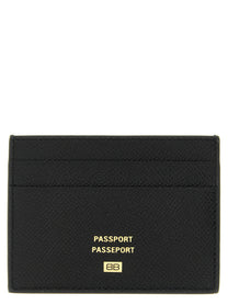Balenciaga Passport Card Holder Black