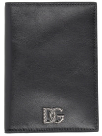Dolce &amp; Gabbana Men's Passport Holder Storm Black