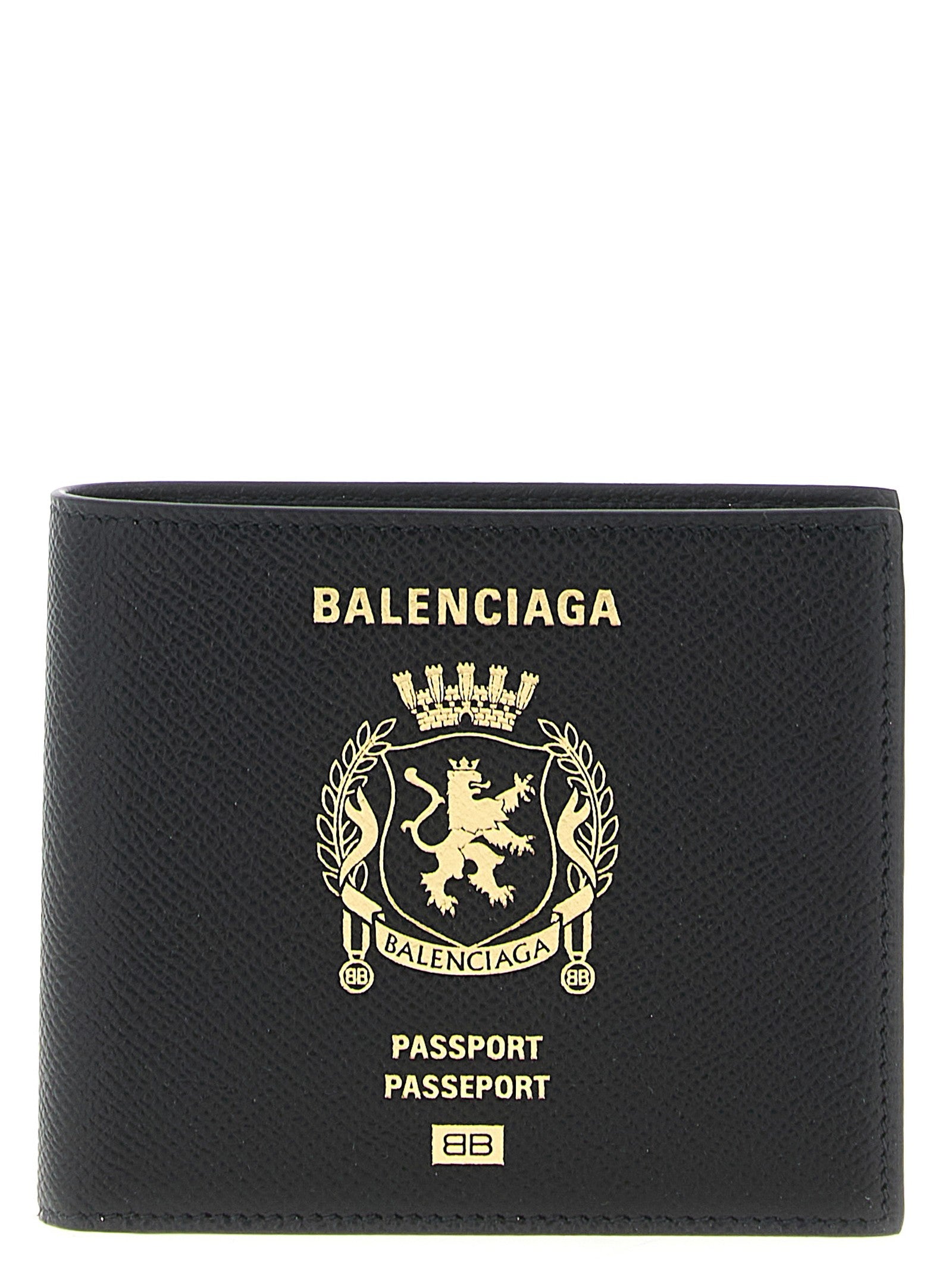 Balenciaga Passport Wallet Black