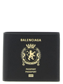 Balenciaga Passport Wallet Black
