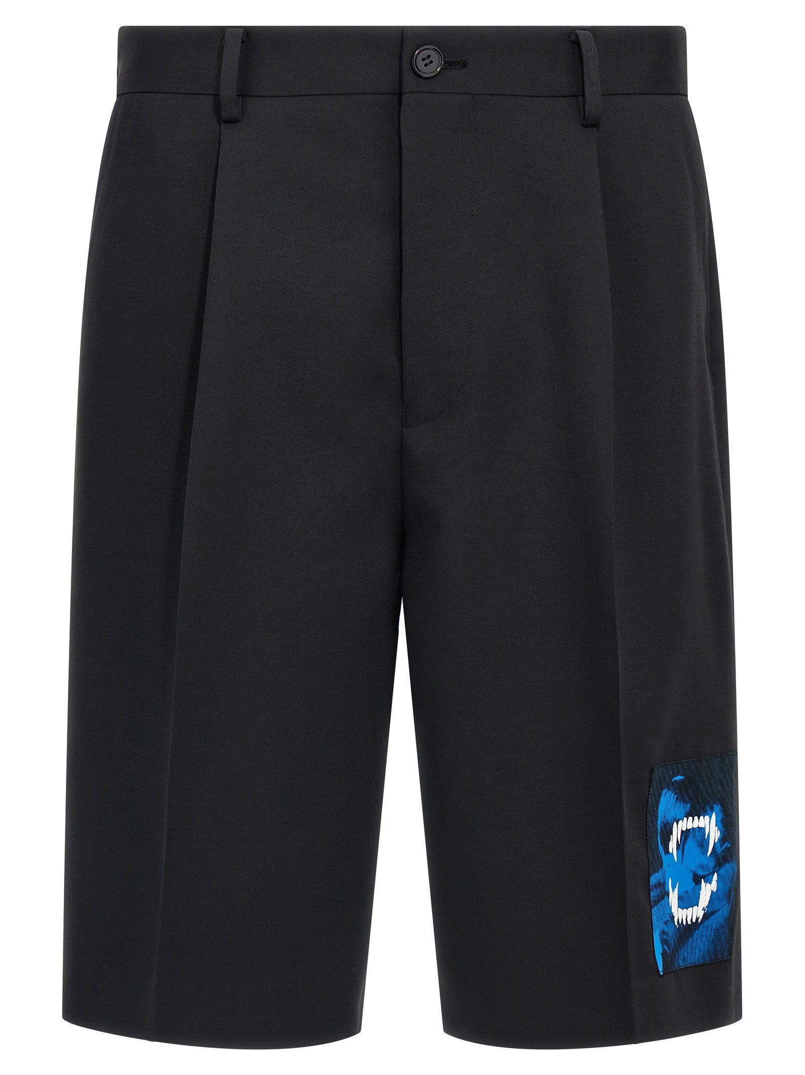 Undercover Patch Bermuda Shorts Black