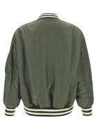 Comme Des Garҫons Homme Patch Bomber Jacket Green, view 2