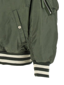 Comme Des Garҫons Homme Patch Bomber Jacket Green