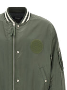 Comme Des Garҫons Homme Patch Bomber Jacket Green, view 3