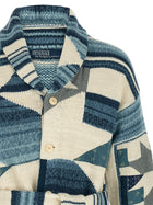 Polo Ralph Lauren Patchwork Cardigan Blue, view 3
