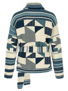 Polo Ralph Lauren Patchwork Cardigan Blue, view 2