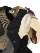 Junya Watanabe Patchwork Cardigan Gold, view 3