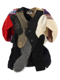 Junya Watanabe Patchwork Cardigan Gold