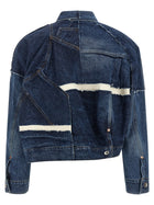 Sacai Patchwork Denim Jacket Blue, view 2
