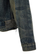 Junya Watanabe Patchwork Denim Jacket Blue
