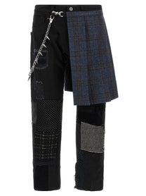 Junya Watanabe Patchwork Jeans Black