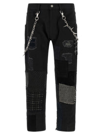 Junya Watanabe Patchwork Jeans Black