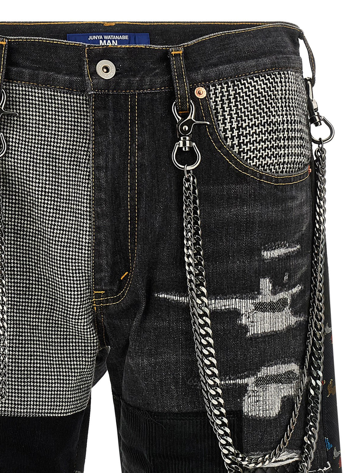 Junya Watanabe Patchwork Jeans Blue