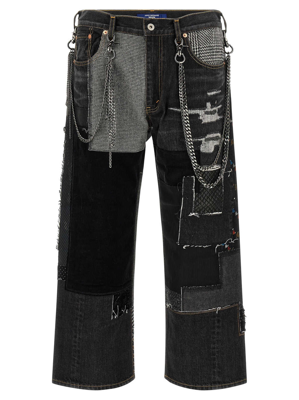 Junya Watanabe Patchwork Jeans Blue