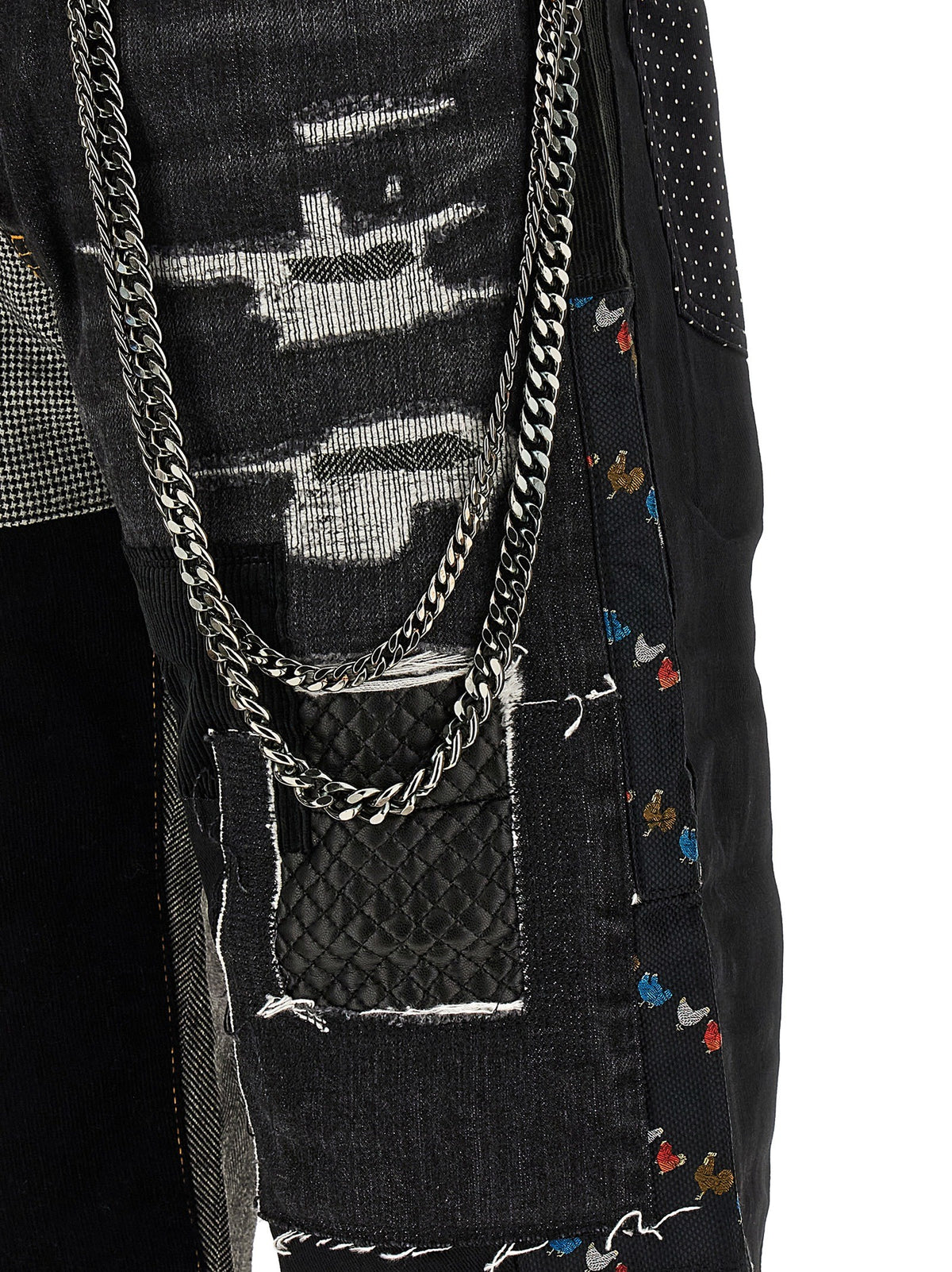 Junya Watanabe Patchwork Jeans Blue
