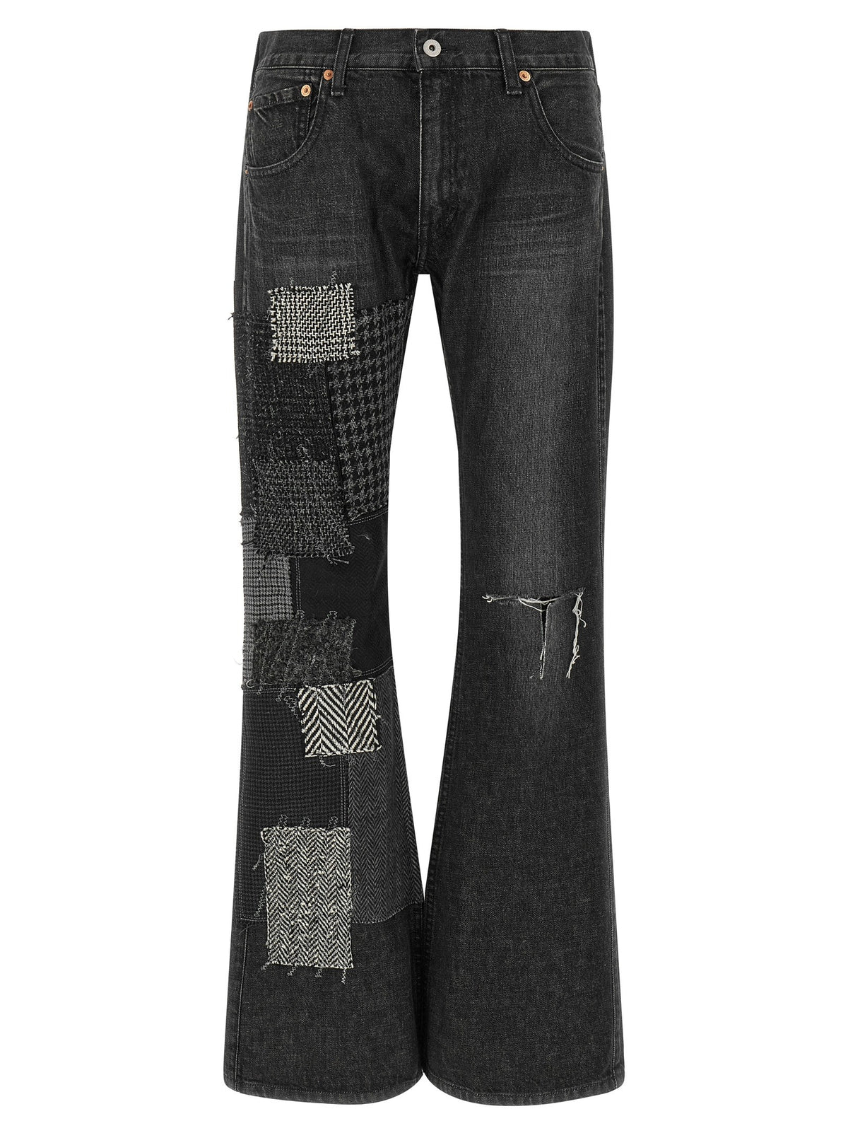 Junya Watanabe Patchwork Jeans Black