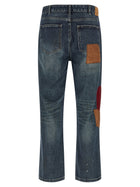 FOUND Patchwork Jeans Blue, view 2