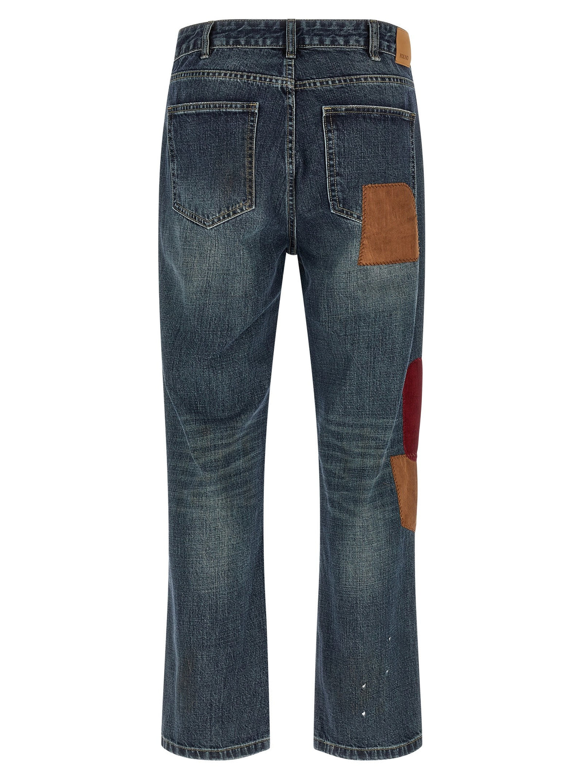 FOUND Patchwork Jeans Blue, view 2