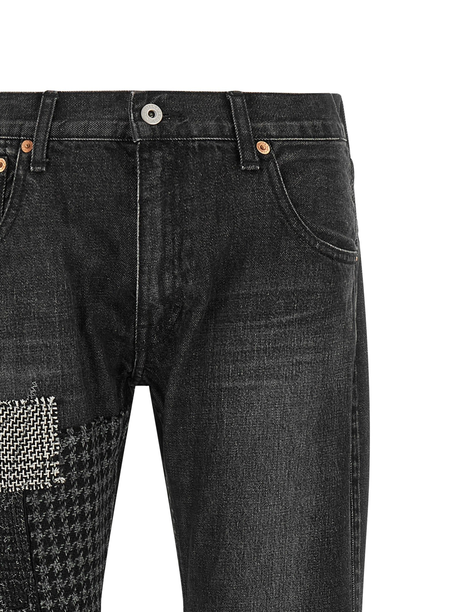 Junya Watanabe Patchwork Jeans Black