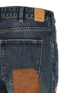FOUND Patchwork Jeans Blue, view 4