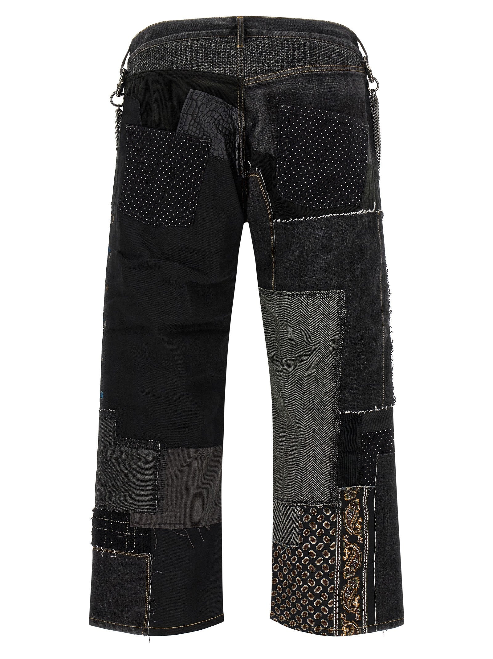 Junya Watanabe Patchwork Jeans Blue