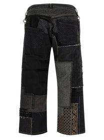 Junya Watanabe Patchwork Jeans Blue