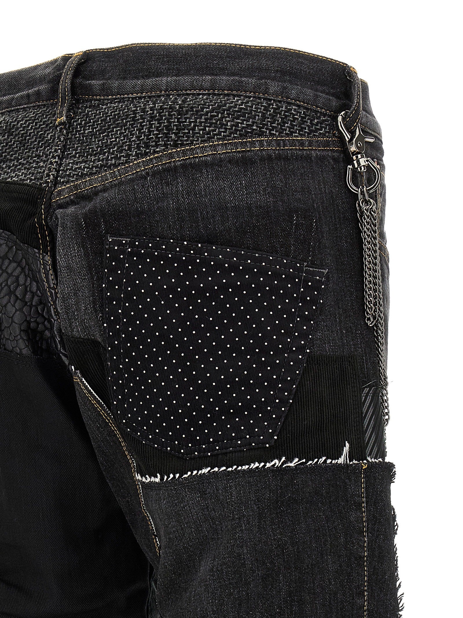 Junya Watanabe Patchwork Jeans Blue