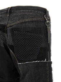 Junya Watanabe Patchwork Jeans Blue