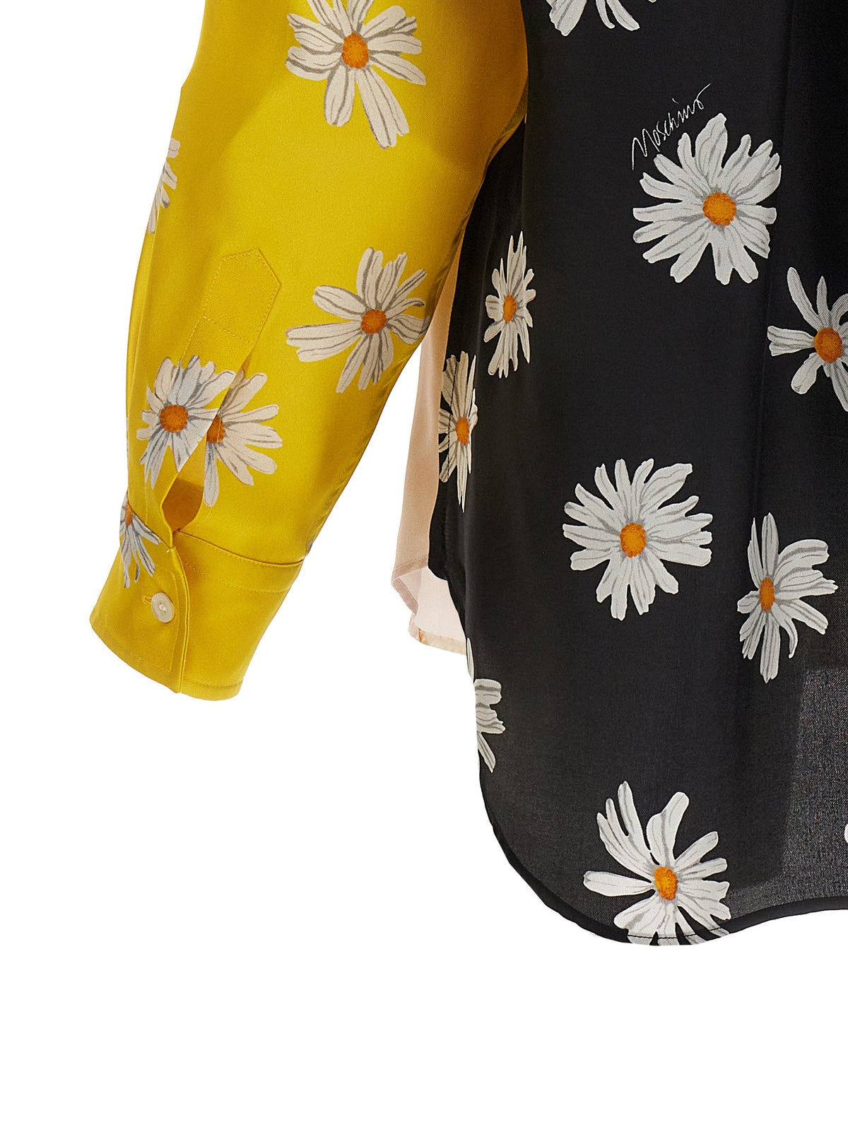 Moschino Patchwork Print Shirt Gold