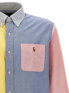 Polo Ralph Lauren Patchwork Shirt Gold, view 3