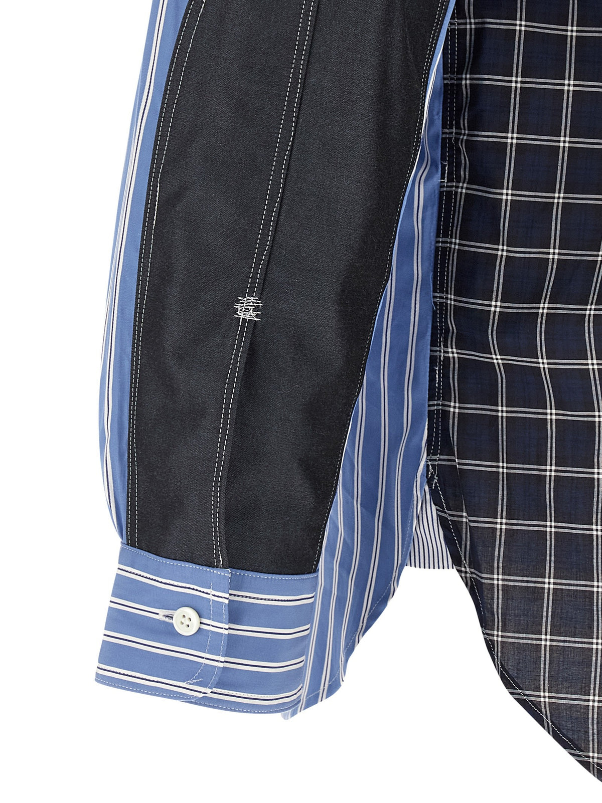 Junya Watanabe Patchwork Shirt Blue, view 4