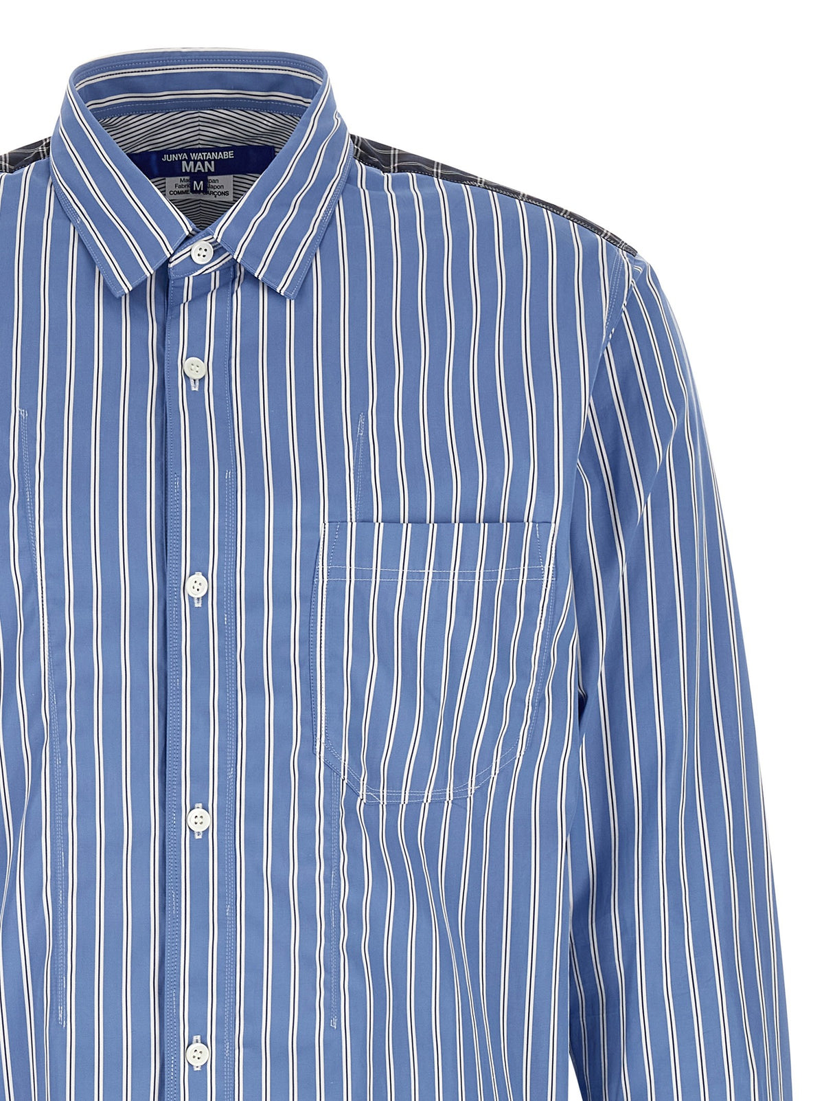 Junya Watanabe Patchwork Shirt Blue, view 3