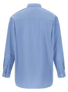 Comme Des Garҫons Homme Patchwork Shirt Blue, view 2