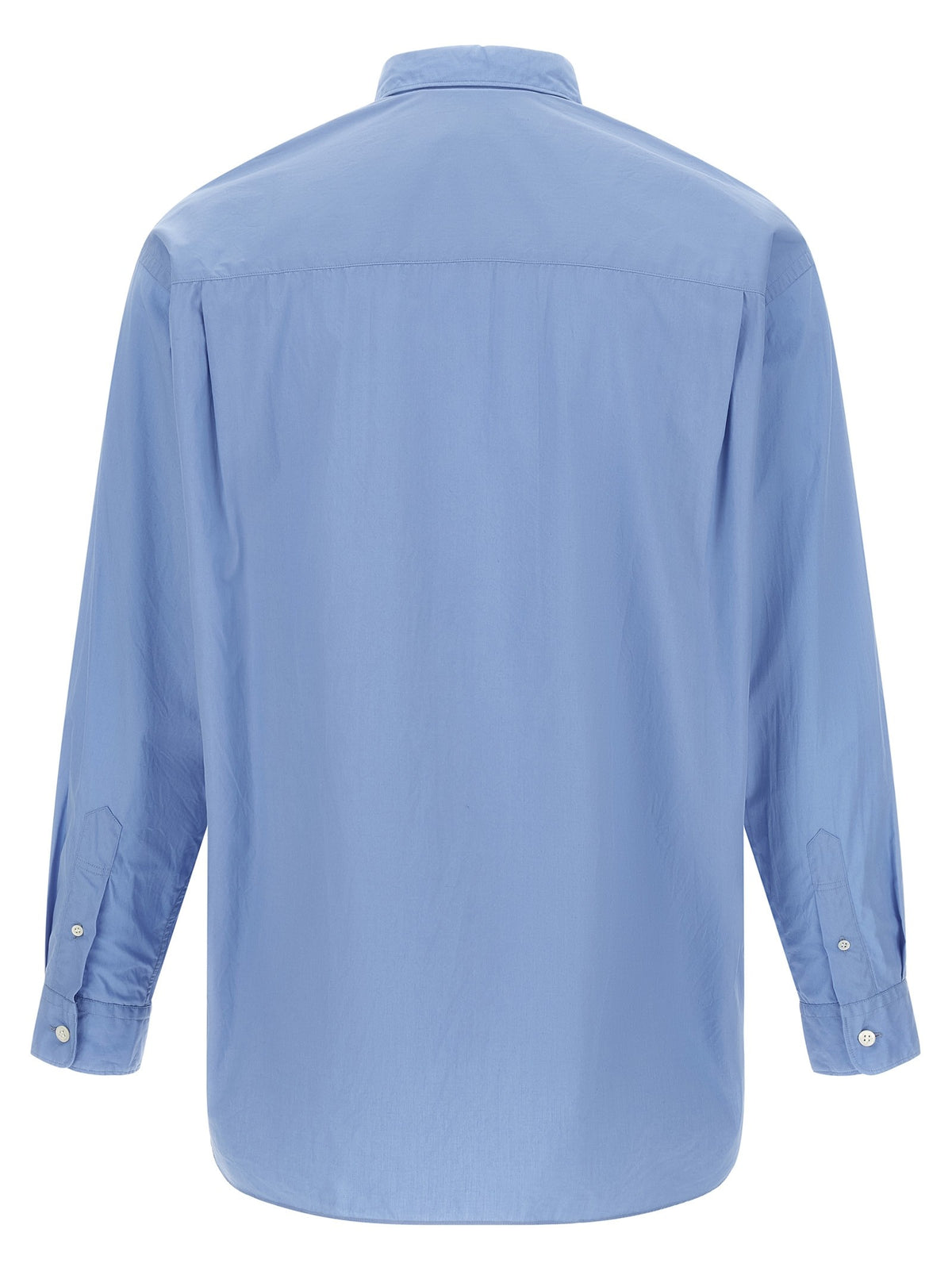 Comme Des Garҫons Homme Patchwork Shirt Blue