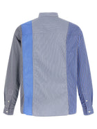 Comme Des Garҫons Homme Patchwork Shirt Blue, view 2