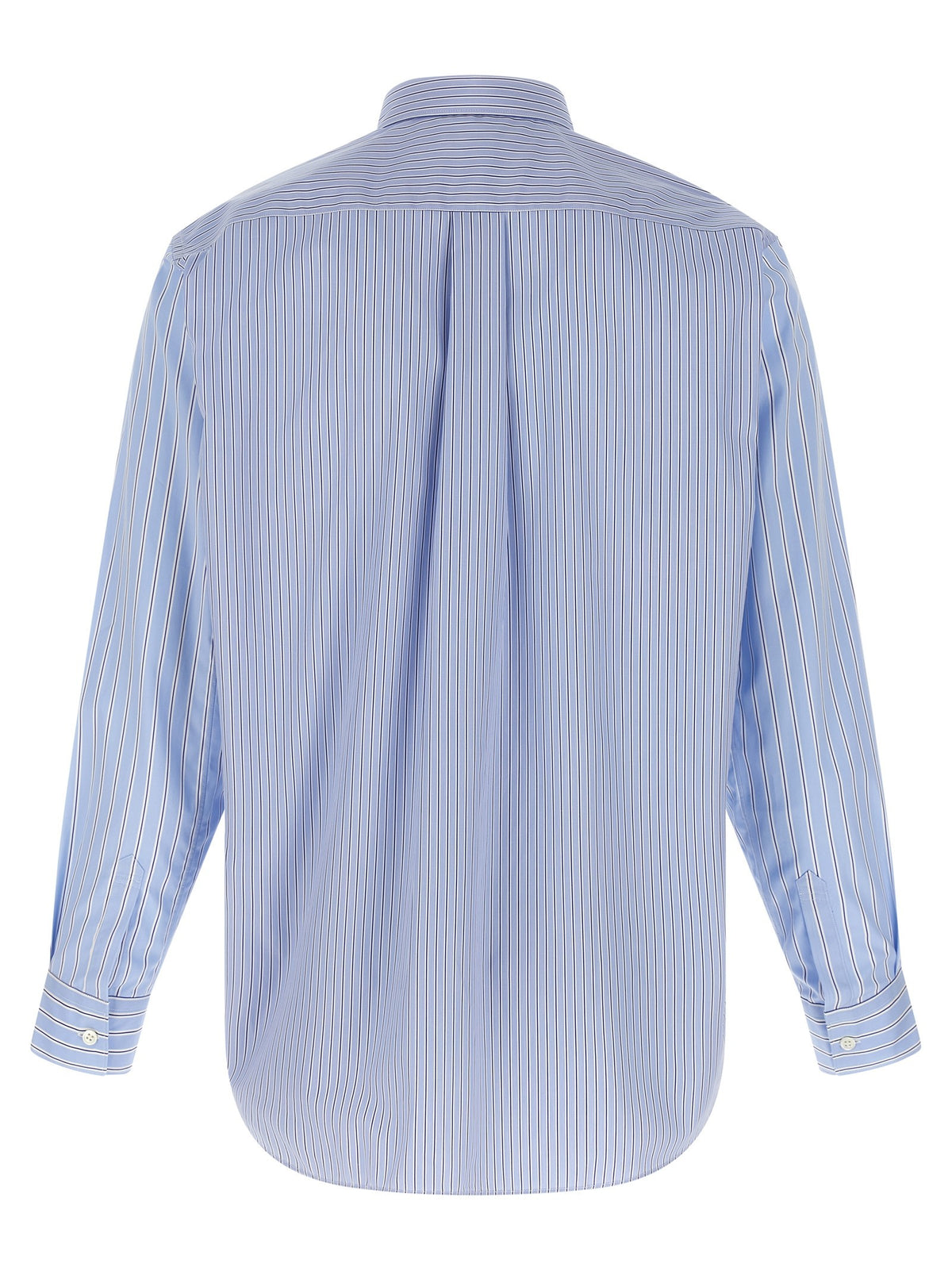 Comme Des Garcons Shirt Patchwork Shirt Blue