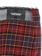 Off-White Patchwork Skirt Gold, view 4