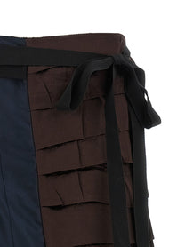 PRADA Patchwork Skirt Gold
