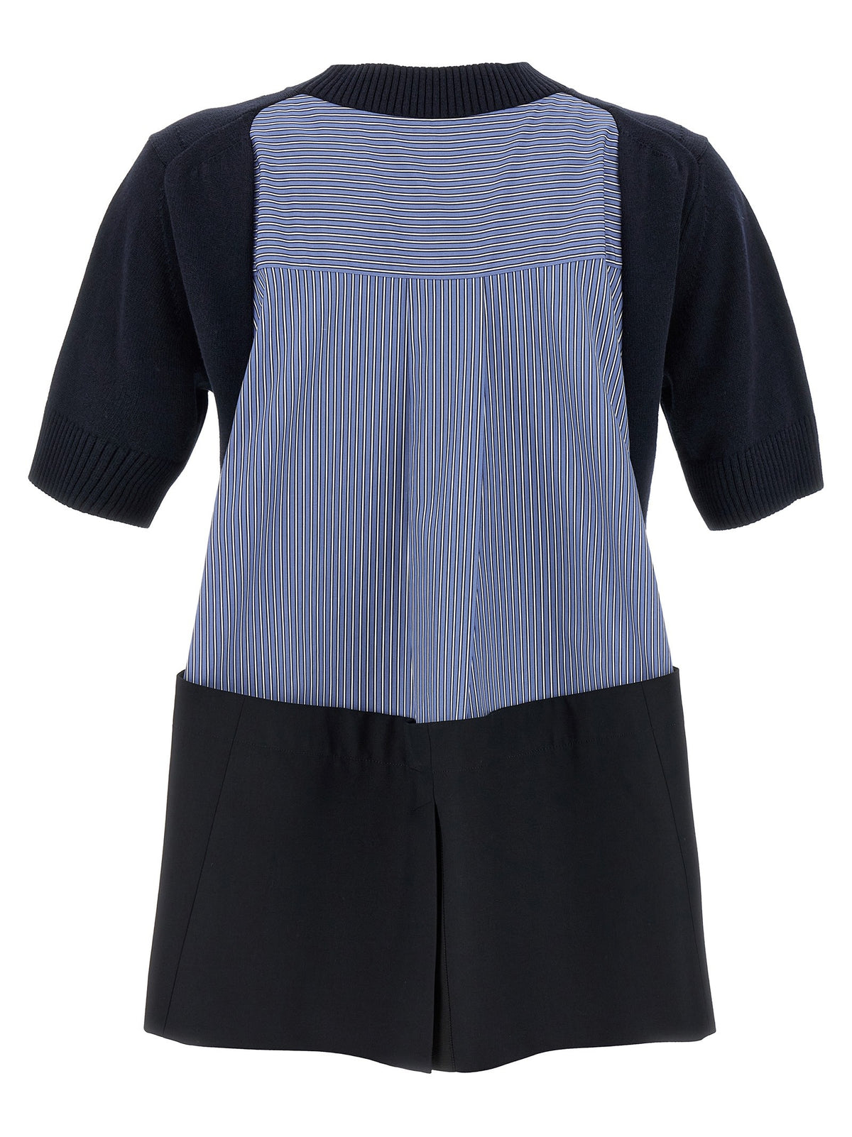 Sacai Patchwork Sweater Blue, view 2