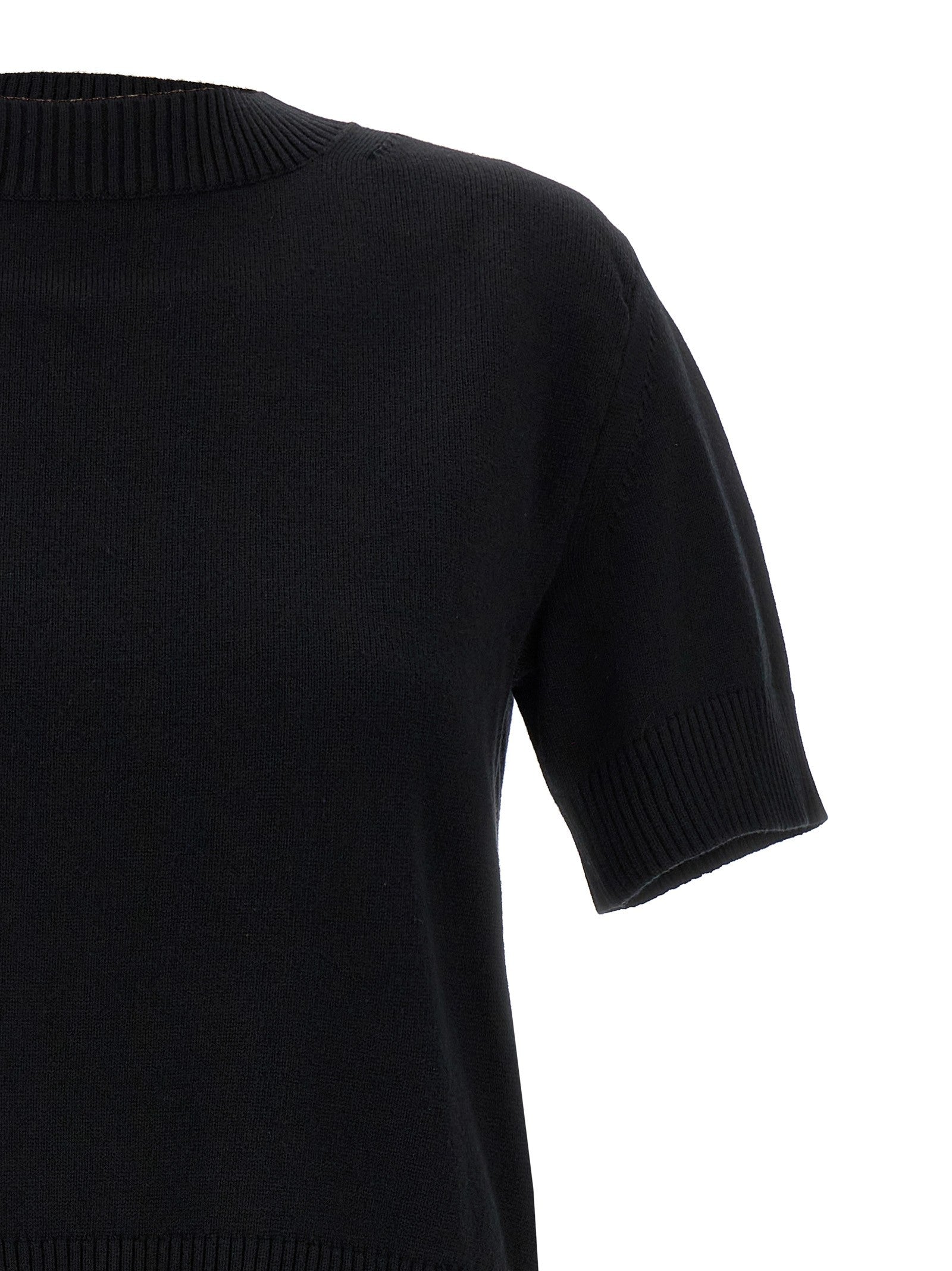 Sacai Patchwork Sweater Black