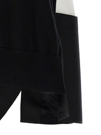 Sacai Patchwork Sweater Black