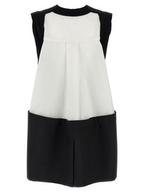 Sacai Patchwork Vest White
