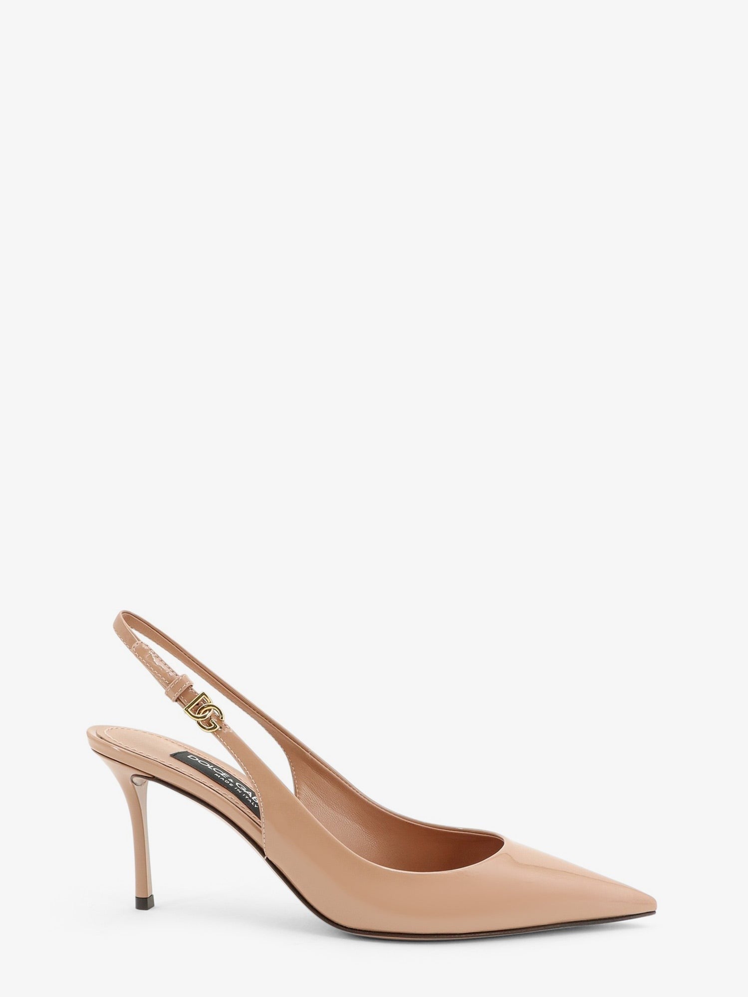 Dolce &amp; Gabbana Women's Patent Leather Décolleté Beige
