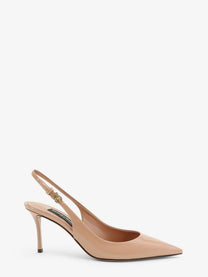 Dolce &amp; Gabbana Women's Patent Leather Décolleté Beige