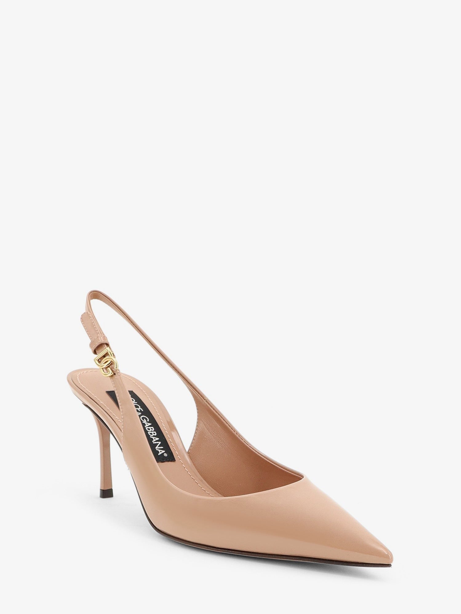 Dolce &amp; Gabbana Women's Patent Leather Décolleté Beige