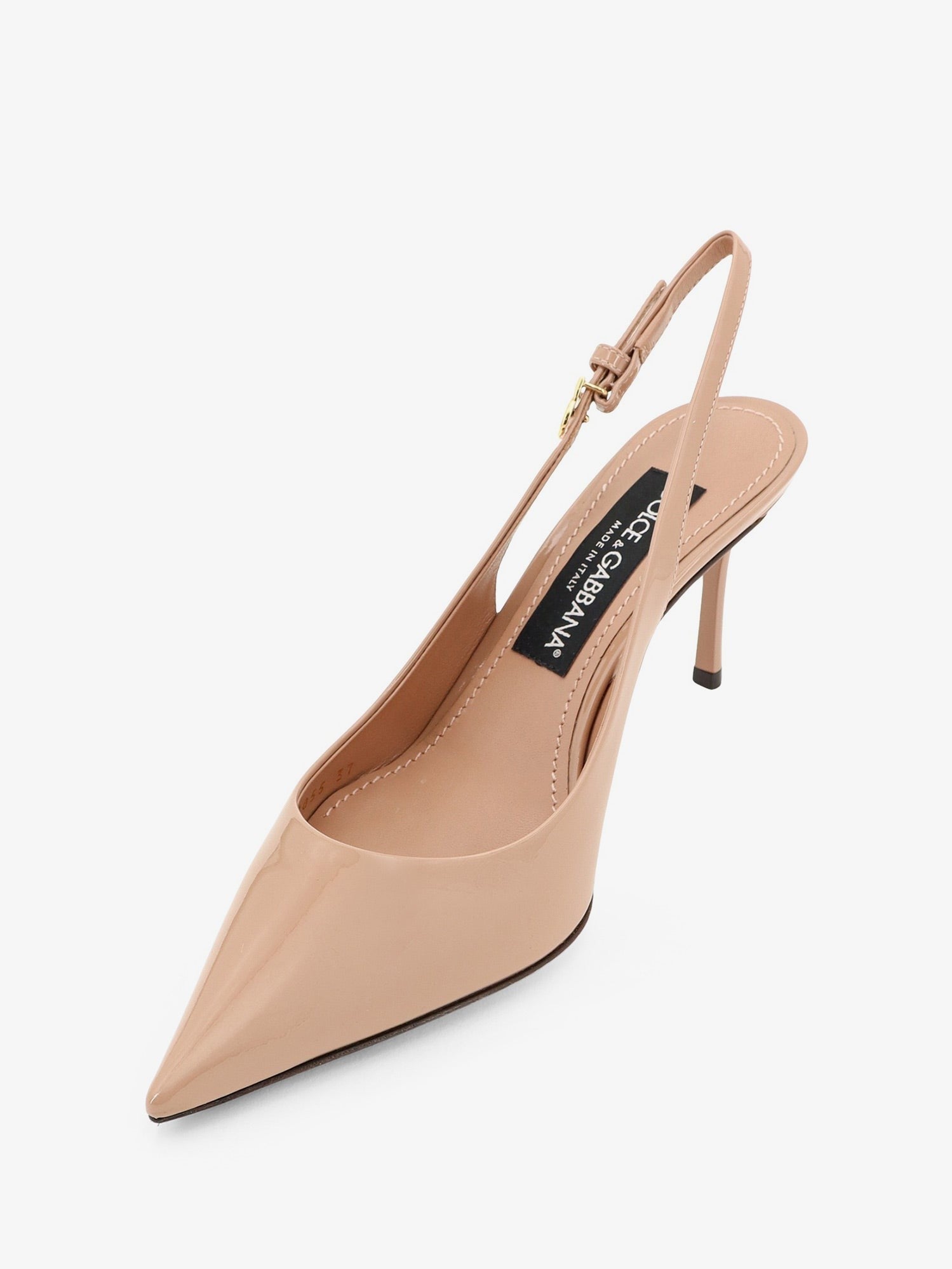 Dolce &amp; Gabbana Women's Patent Leather Décolleté Beige