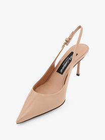 Dolce &amp; Gabbana Women's Patent Leather Décolleté Beige