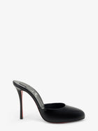 Christian Louboutin Women's Patent Leather Dolly Mule Sandals Black