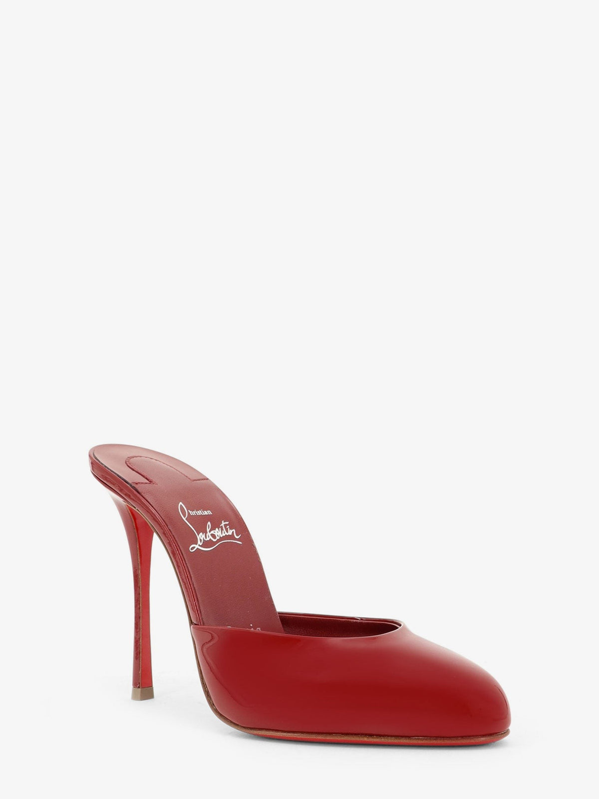 Christian Louboutin Women's Patent Leather Dolly Mule Sandals EMPIRE, view 2