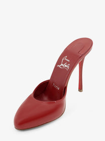 Christian Louboutin Women's Patent Leather Dolly Mule Sandals EMPIRE, view 4